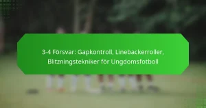 3-4 Försvar: Gapkontroll, Linebackerroller, Blitzningstekniker för Ungdomsfotboll
